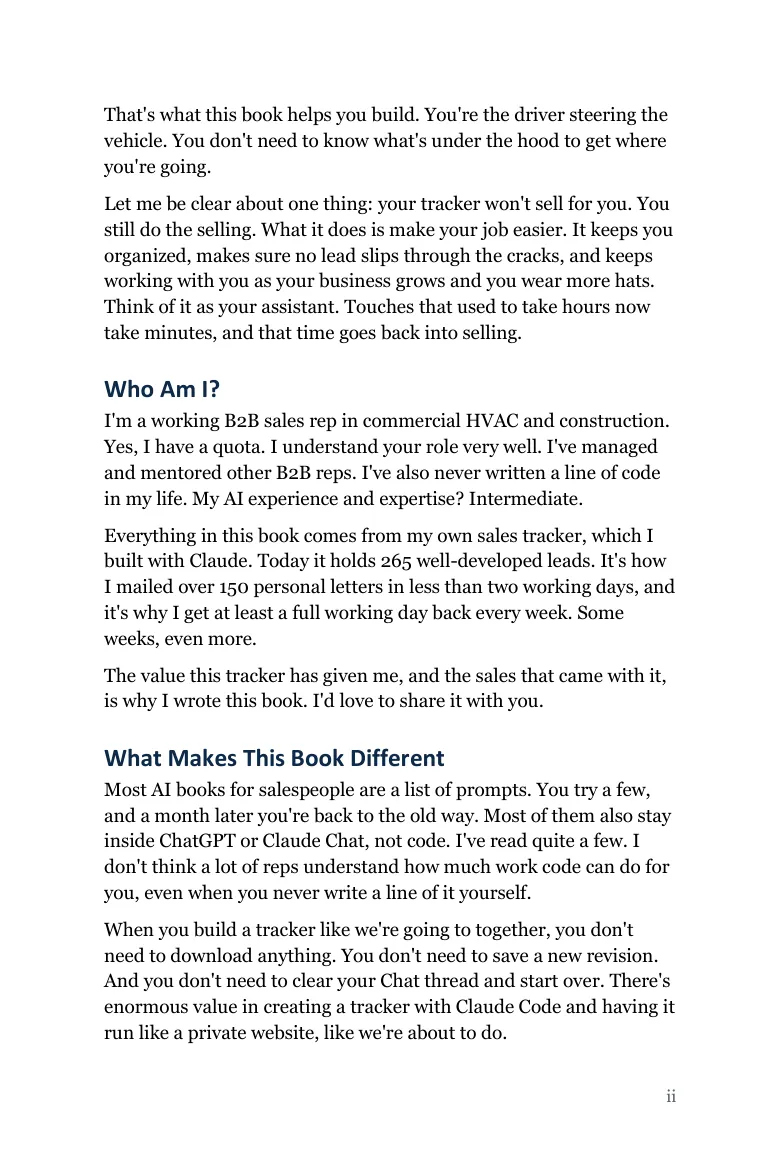 Introduction, page ii